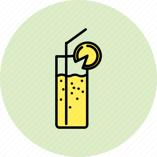 Cocktail, drink, glass, juice, straw icon - Download on Iconfinder