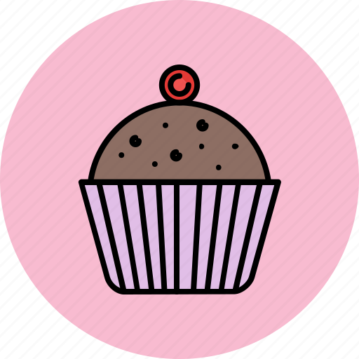 Bake, chocolate, cupcake, dessert, sweet icon - Download on Iconfinder