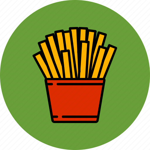 Fast, food, fries, junk, potato icon - Download on Iconfinder
