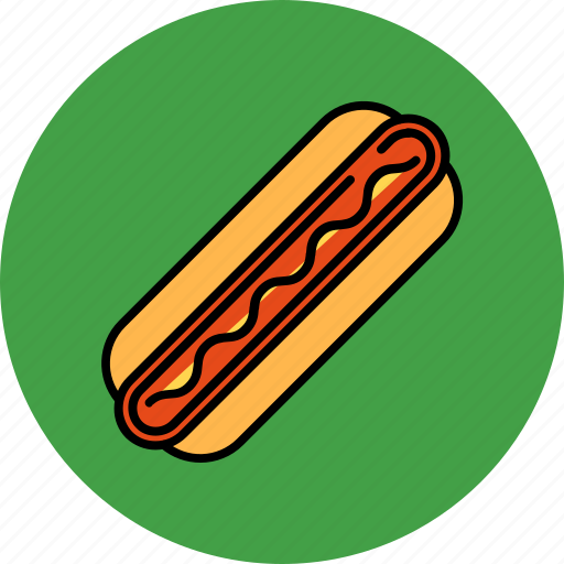 Fast, food, hotdog, junk, sausage icon - Download on Iconfinder