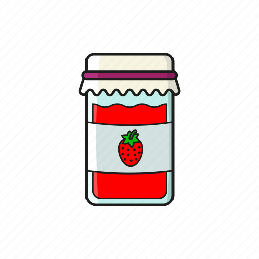 Breakfast, food, jam, jam jar, marmalad icon - Download on Iconfinder