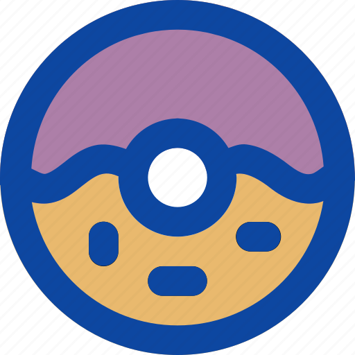Circle, donut, food, round, sweet icon - Download on Iconfinder