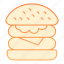 burger, bun, food, hamburger, sandwich, fast, bread, meat, eat 
