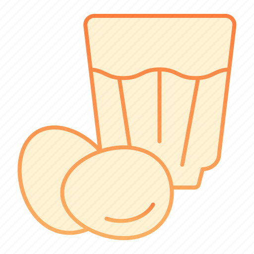 Eggnog, alcohol, beverage, cocktail, drink, glass, cup icon - Download on Iconfinder