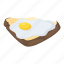 breakfast, brunch, egg and toast, egg sandwich, fried egg sandwich 