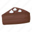 bakery food, cake piece, cake slice, chocolate cake, sweet food 