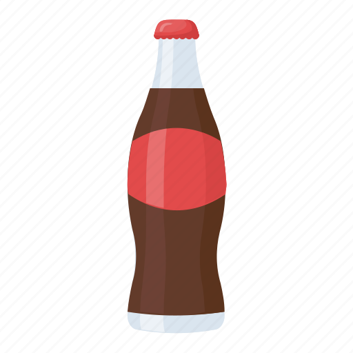 Carbonated drink, cola bottle, drink, soft drink, sweetened drink icon - Download on Iconfinder