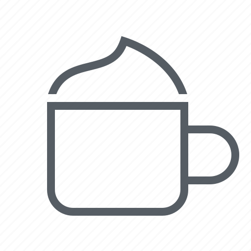 Coffee, cream, cup, drink icon - Download on Iconfinder