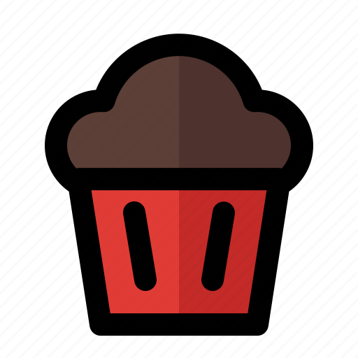 Cake, chocolate, cup cake, food icon - Download on Iconfinder