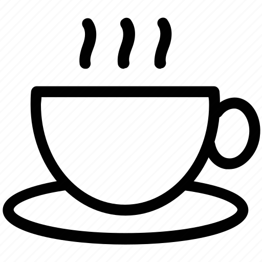 Coffee tea, cup and saucer, cup of coffee, cup of hot tea icon - Download on Iconfinder