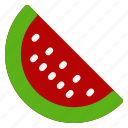 watermelon, slice, fruit, food, melon