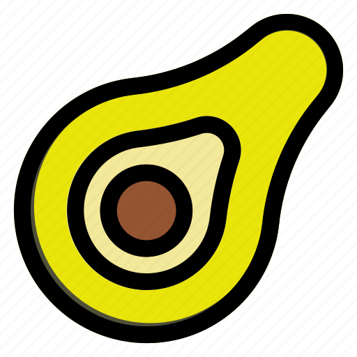 1, avocado, food, healthy, fruit, vegetable icon - Download on Iconfinder
