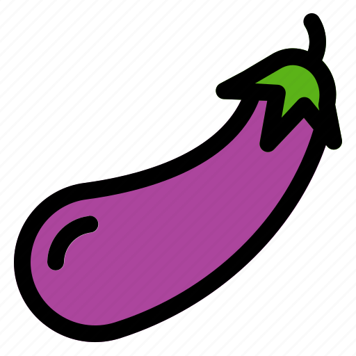 1, eggplant, food, vegetable, aubergine, organic icon - Download on Iconfinder
