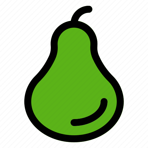 1, pear, fruit, food, healthy, green icon - Download on Iconfinder
