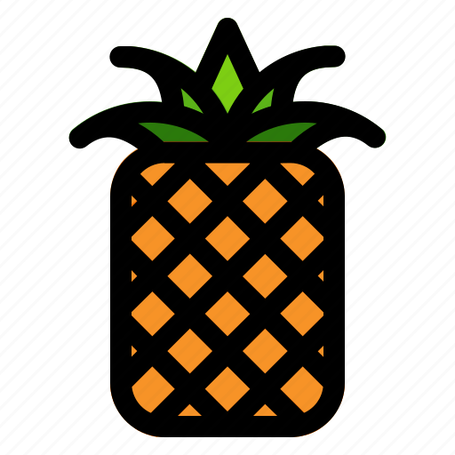 1, pineapple, fruit, food, fresh, healthy icon - Download on Iconfinder