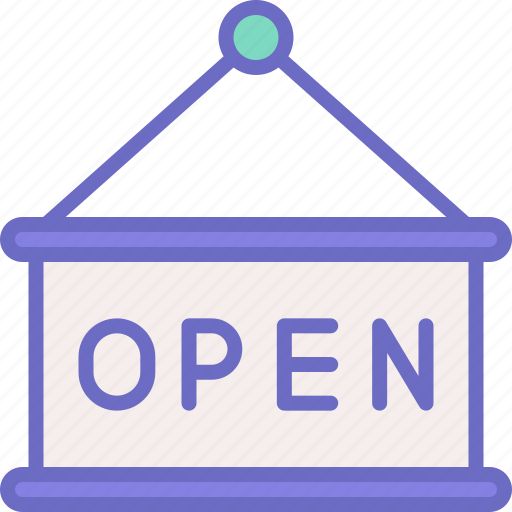 Open, door, cafe, restaurant, shop icon - Download on Iconfinder