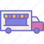 truck, food, delivery, vehicle, restaurant 