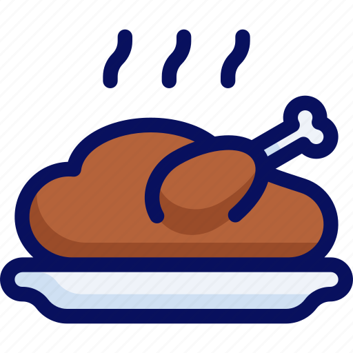Chicken, roasted chicken, turkey, food icon - Download on Iconfinder