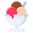 ice cream, dessert, sweet, summer