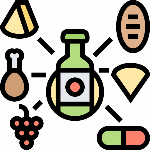 Wine, pairing, drink, food, appetizer icon - Download on Iconfinder