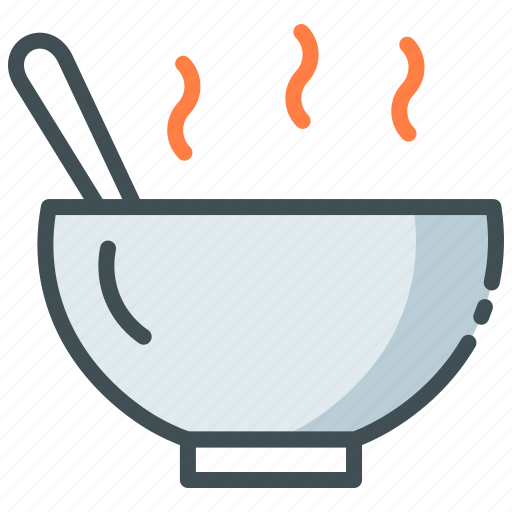 Hot, hot food, meal, order food, soup icon - Download on Iconfinder