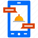chat, food application, mobile app, order food, support