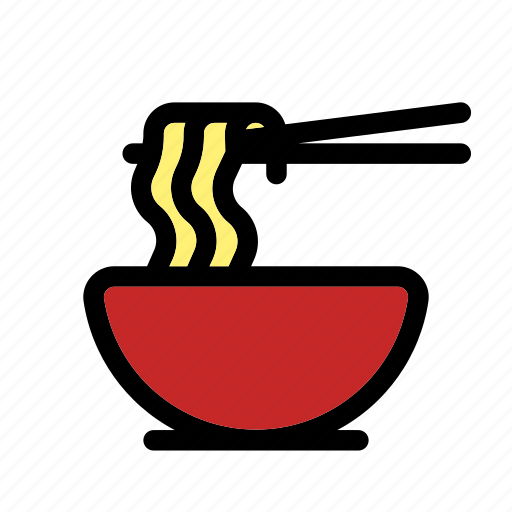 Asian, bowl, cuisine, foood, meal, noodle, ramen icon - Download on Iconfinder