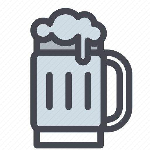 Beer, alcohol, drink, glass, jug icon - Download on Iconfinder
