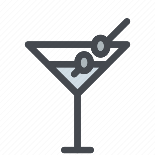 Martini, alcohol, cocktail, drink, olives icon - Download on Iconfinder