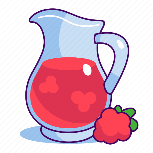 Berries, compote, drink, food, juice, meal, raspberry icon - Download on Iconfinder