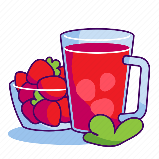Berries, compote, drink, food, jelly, juice, meal icon - Download on Iconfinder