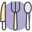 flatware, fork, knife, spoon, utensil 
