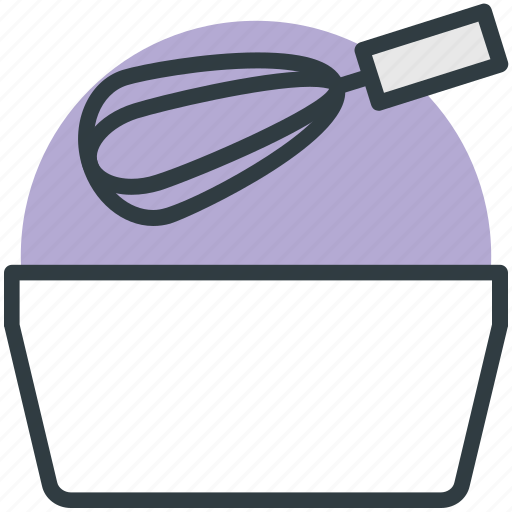 Bowl, cake mixer, cooking, hand mixer, whisk icon - Download on Iconfinder