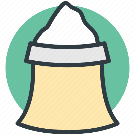 Food, food sack, salt sack, sugar bag, sugar pack icon - Download on Iconfinder