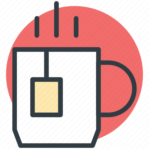 Hot drink, instant tea, tea bag, tea cup, tea mug icon - Download on Iconfinder