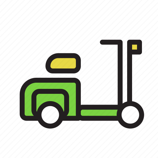 Box, delivery, food, order, restaurant, scooter, shipping icon - Download on Iconfinder
