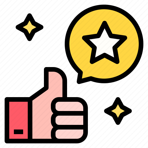 Hand, like, rating, review, thumb, up icon - Download on Iconfinder
