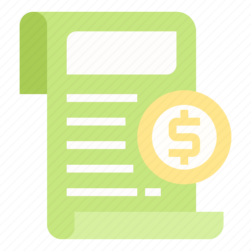 Bill, document, file, money, paper, payment icon - Download on Iconfinder