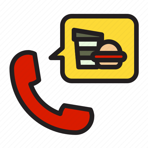 Call, order, food, delivery, service icon - Download on Iconfinder