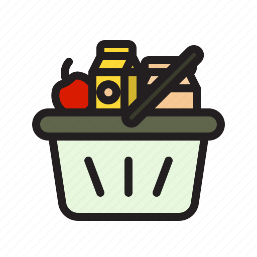 Shopping, cart, food, market, delivery, service icon - Download on Iconfinder