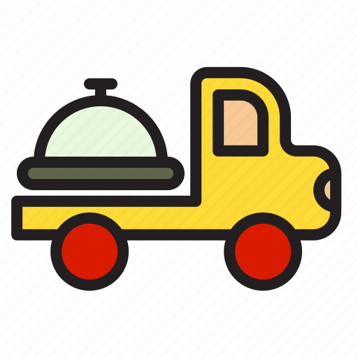 Food, delivery, truck, service, transport, transportation icon - Download on Iconfinder