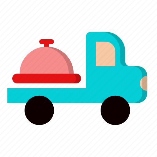 Food, delivery, truck, service, transport, transportation icon - Download on Iconfinder