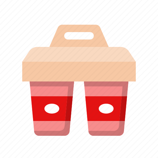 Carrier, drink, coffee, cup, takeaway icon - Download on Iconfinder