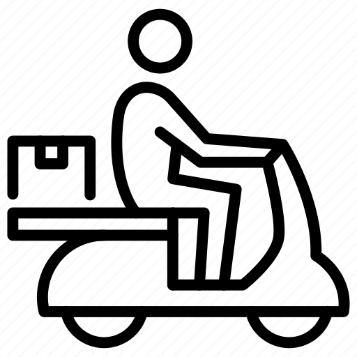 Food, delivery, man, order, motorcycle, bike icon - Download on Iconfinder