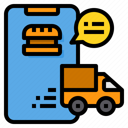 Delivery, food, online, order, smartphone icon - Download on Iconfinder