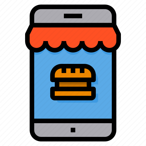 Berger, food, online, order, shop, smartphone icon - Download on Iconfinder