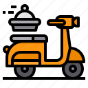 delivery, food, order, scooter, transport 