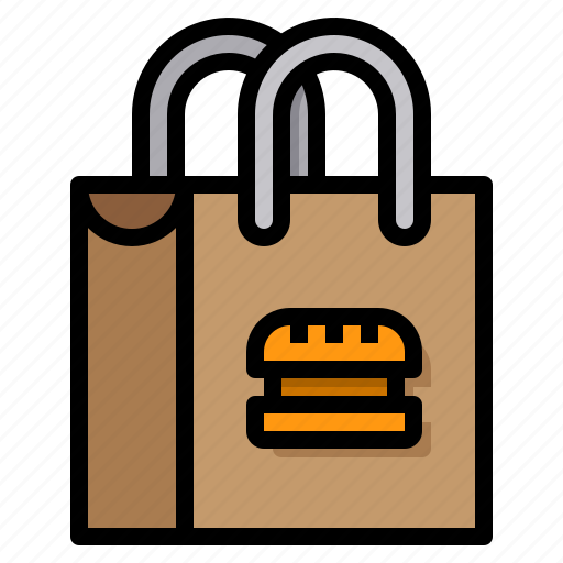 Bag, delivery, food, shopping icon - Download on Iconfinder