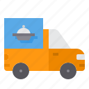 delivery, food, transport, truck