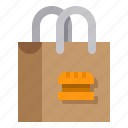 bag, delivery, food, shopping